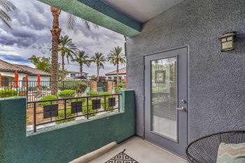 balcony at Tribeca North Apartment Homes